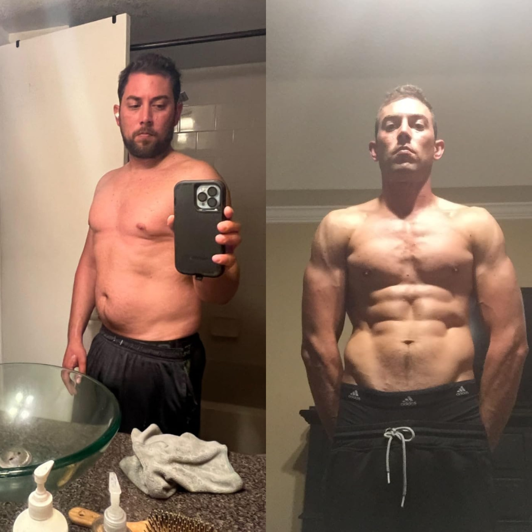 Rick S. before and after