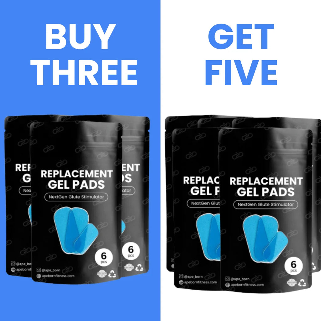 Glute Stimulator Replacement Gels (6pcs)