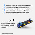 9-in-1 Ultimate Push Up Board: Start Building Your Stronger Upper Body