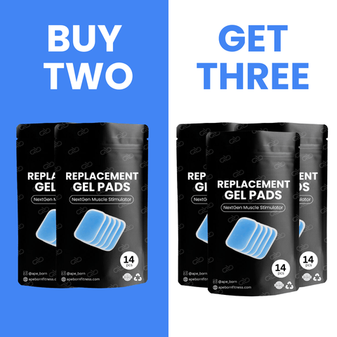 APE BORN Exercise & Fitness BUY 2 & GET 1 FREE (MOST POPULAR) Replacement Gel Pads (14Pcs)