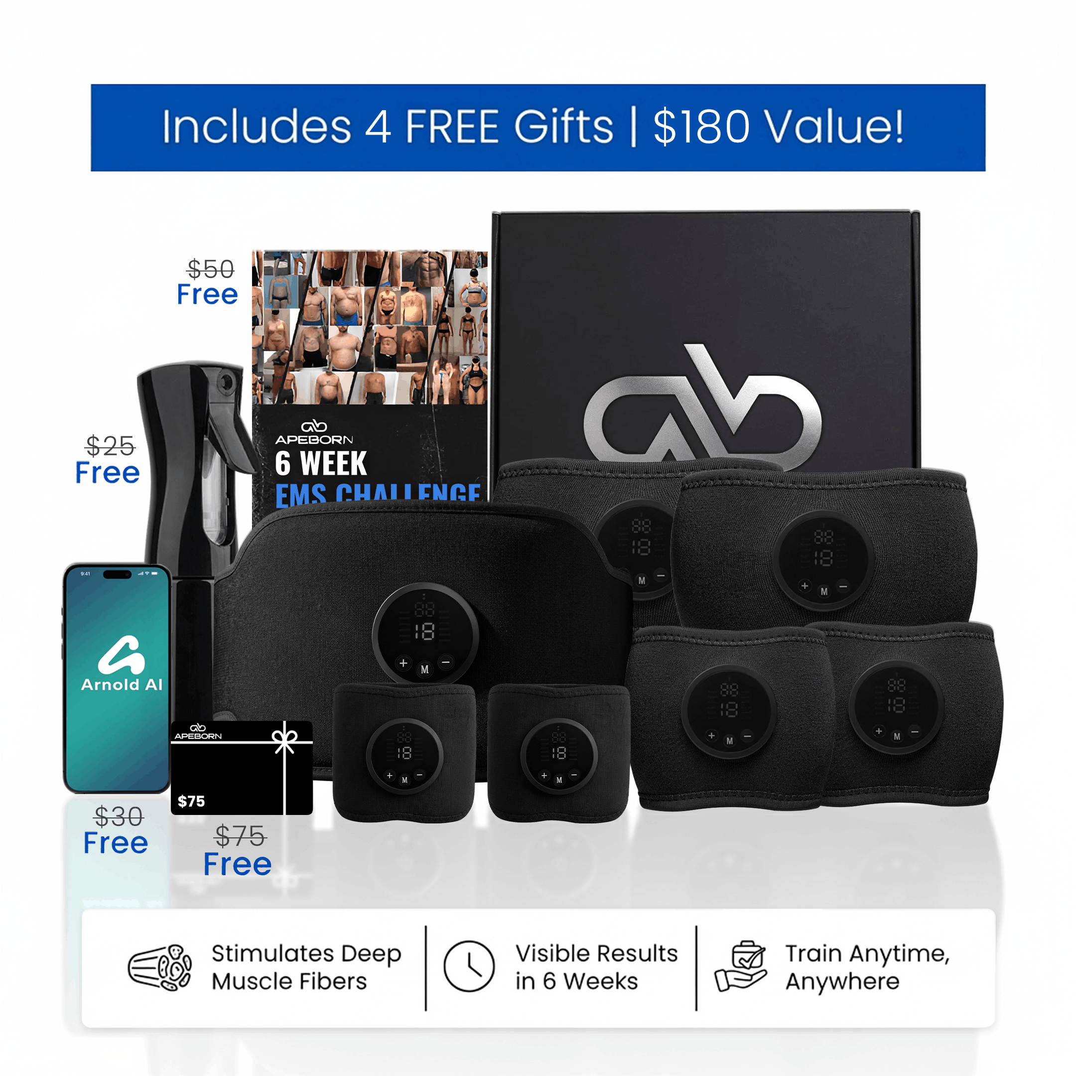 APE BORN NextGen Ultra Full Body Stimulator Kit