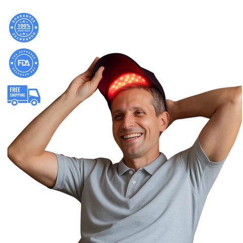 APE BORN Red Light Therapy Hat -  Built to Regrow Receding Hairlines and Thinning Crowns