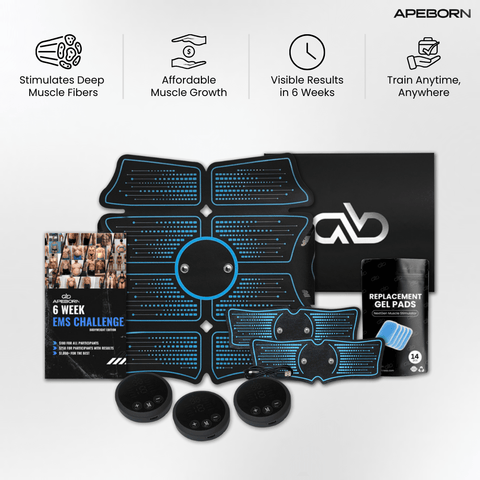 APE BORN Sporting Goods NextGen Muscle Stimulator Transformation Kit (Special Offer)