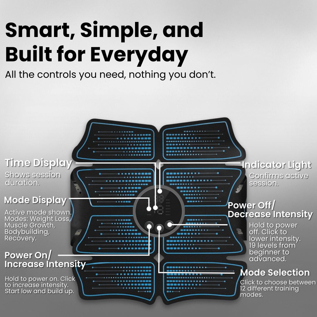 Ab Stimulator Belt Transformation Bundle by APE BORN Fitness