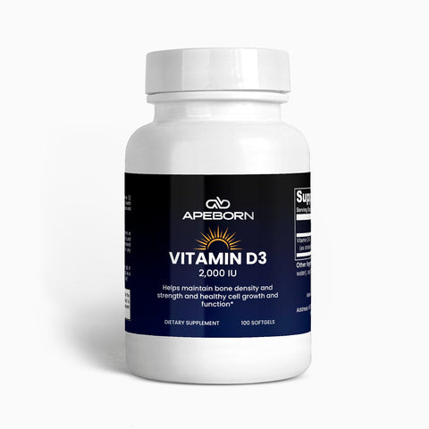 APE BORN Vitamins & Minerals Vitamin D3 2,000 IU