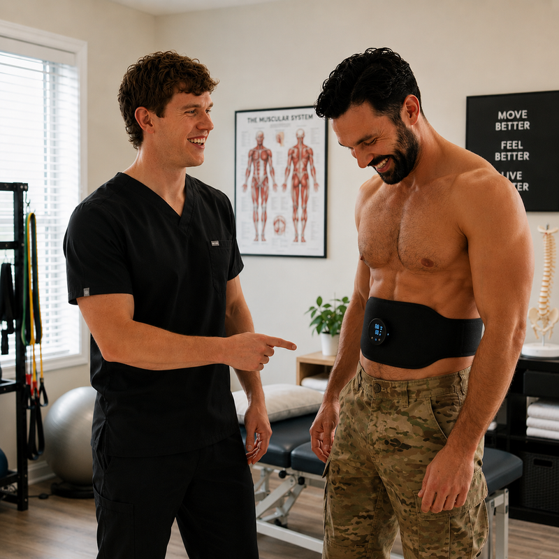 7 reasons why people who wrote off ab stimulators are finally getting toned abs with the technology physical therapists use on soldiers