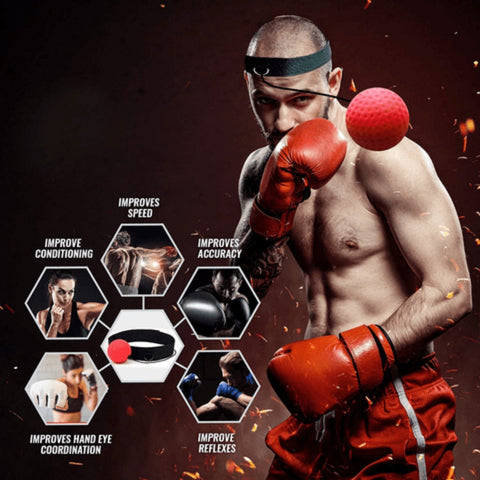 Boxing Reflex Ball Headband - Sharpen Your Boxing Skills