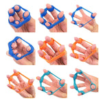 Grip Ring + Set Finger Stretcher Resistance Bands Combo